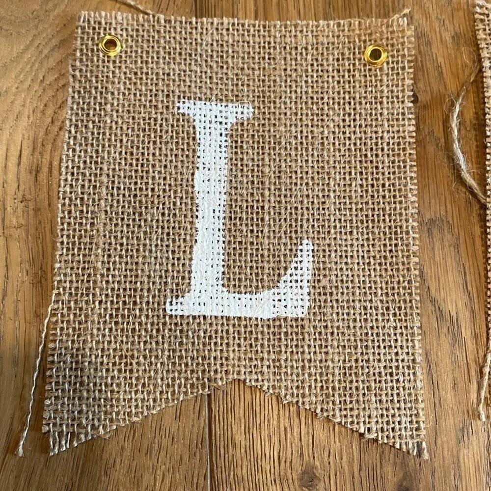 Little Pumpkin Birthday Bunting Banner Rustic burlap farmhouse first birthday